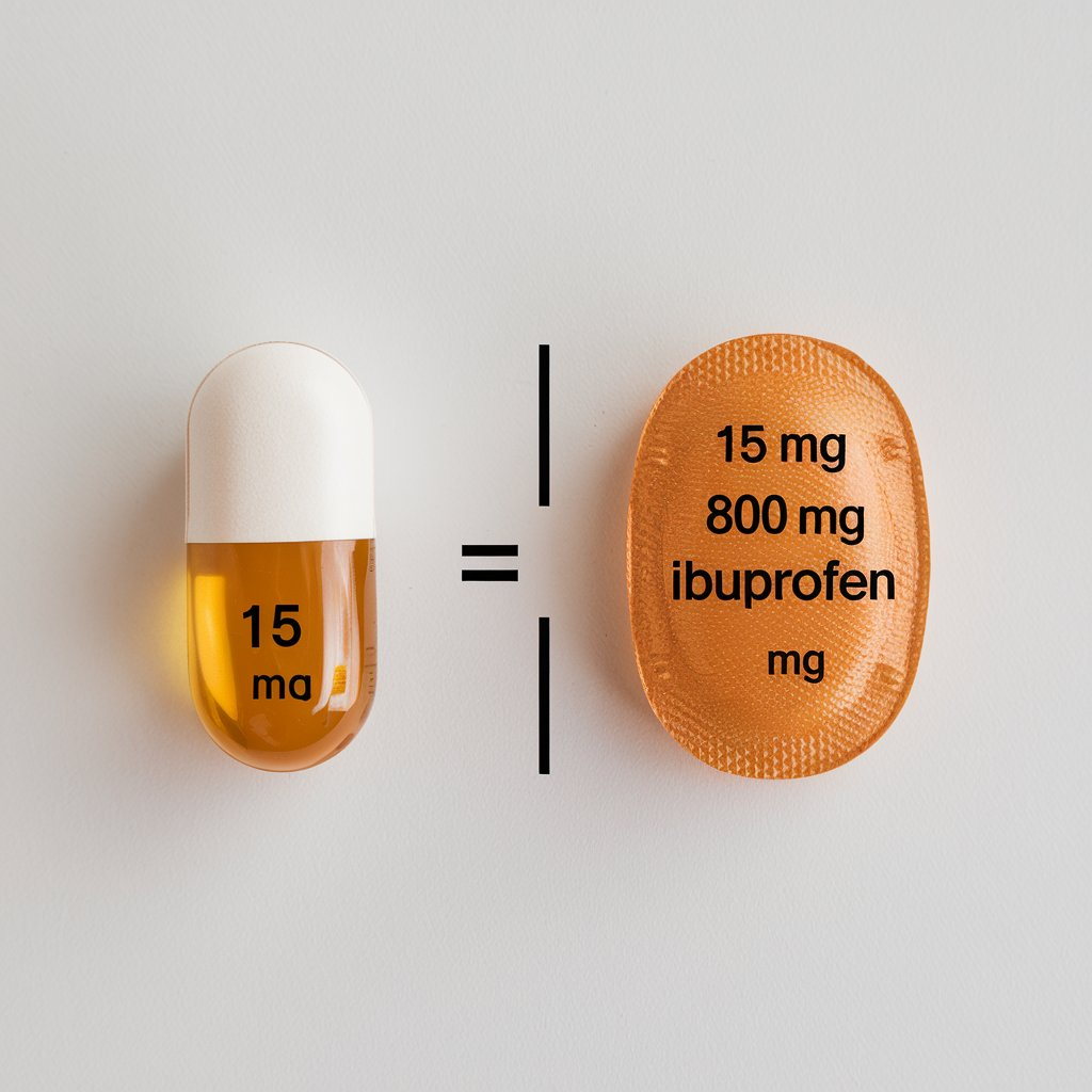 15 mg Meloxicam Equals How Much Ibuprofen