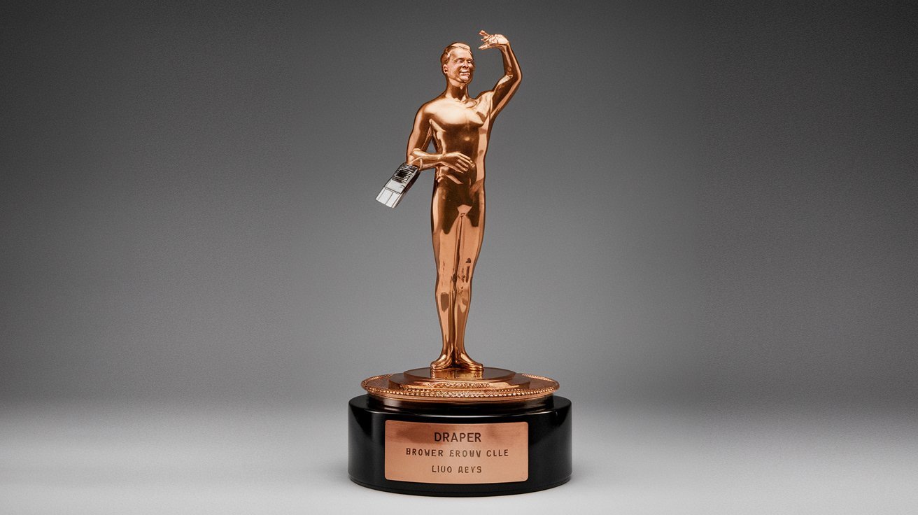 Don Draper Bronze Clio Award for Sale