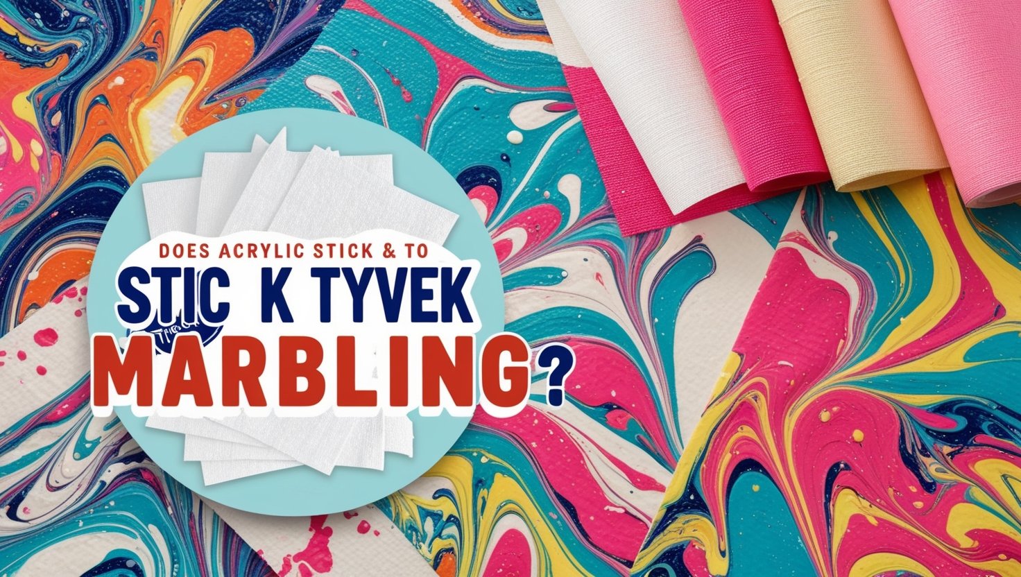 Does Acrylic Stick to Tyvek Marbbling