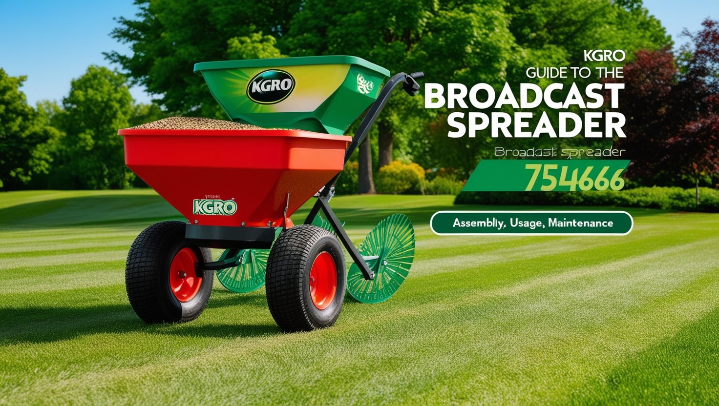 KGRO Broadcast Spreader Model 75466