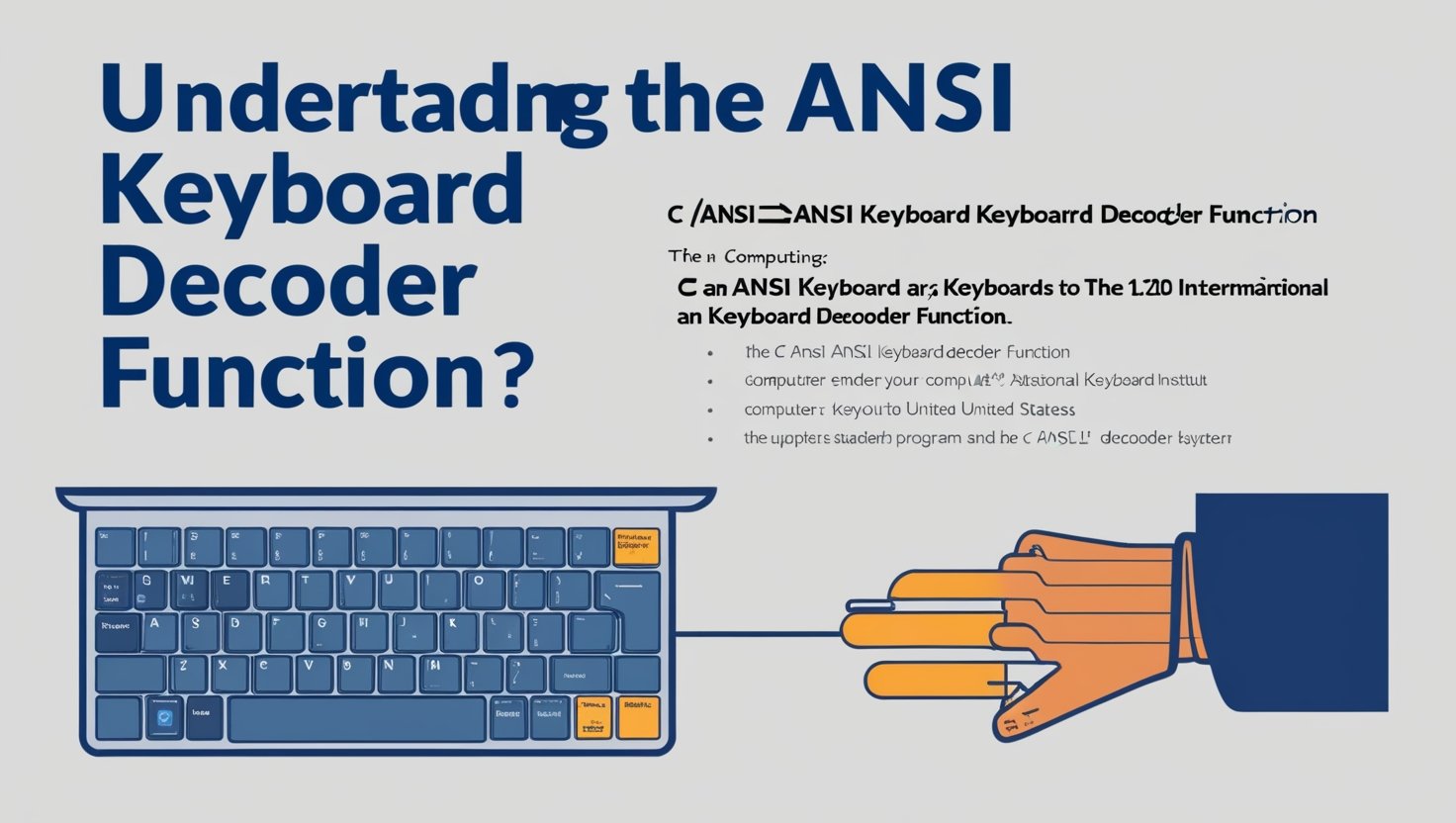 C ANSI Keyboard Decoder Function