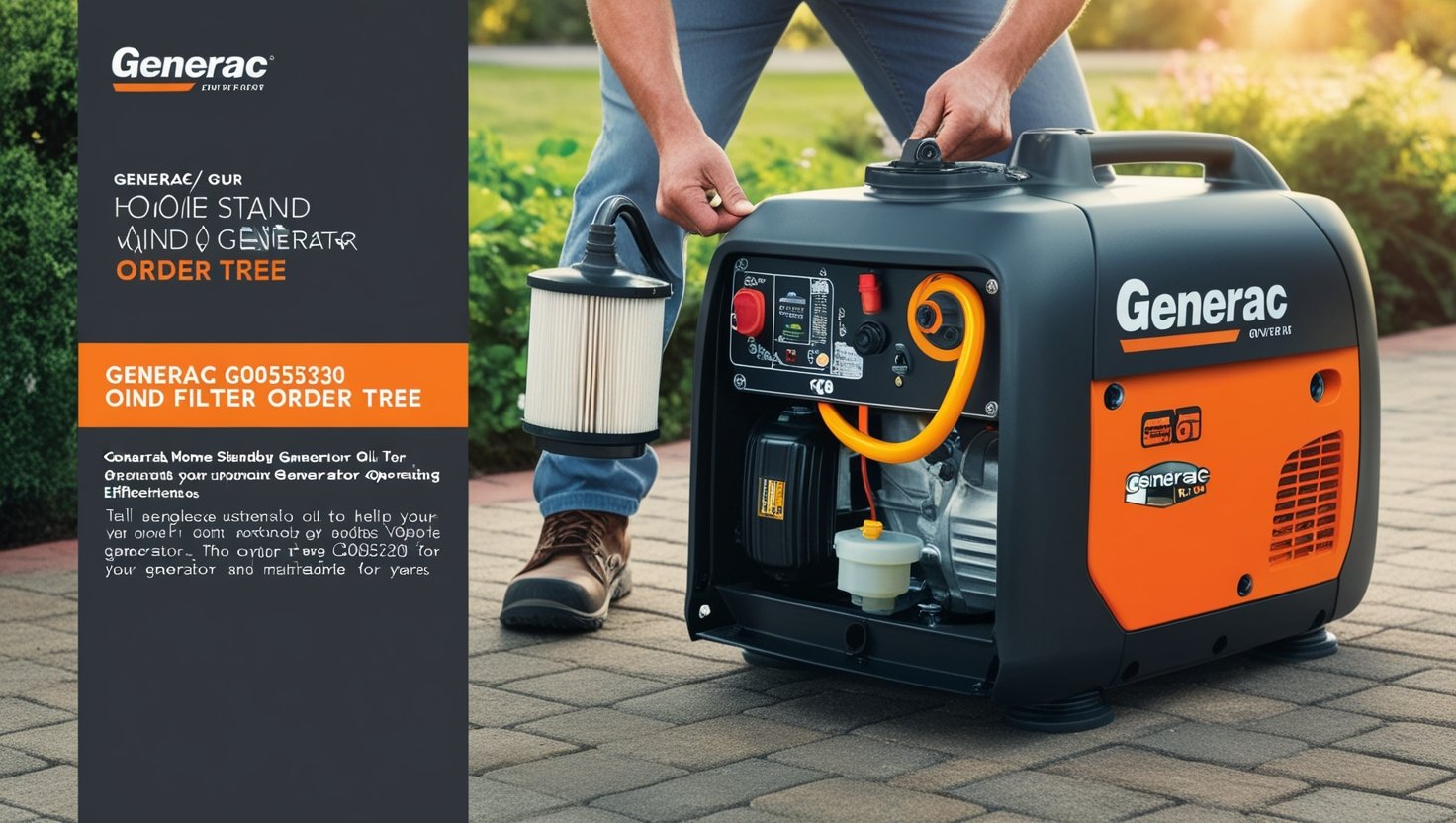 Generac G0055230 Oil and Filter Order Tree